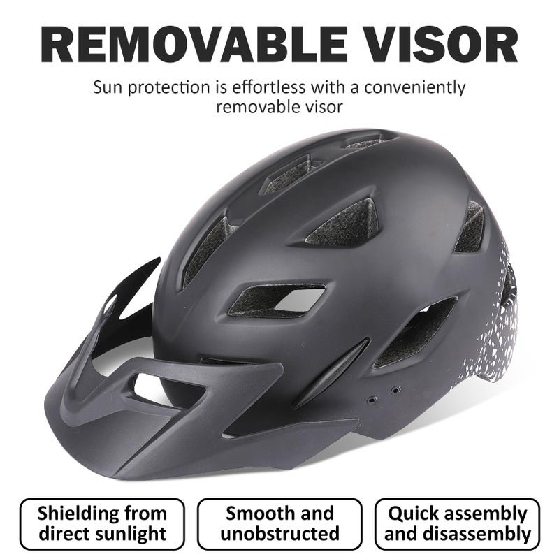 Bilaki Kids Bike Helmet, Boys Girls Helmets from Toddler to Youth, 2 Sizes for Child Ages 2-3-5-8-14 Years, Toddler Bicycle Helmet with Detachable Visor & LED Light, Adjustable Multi-Sport Helmet - Image 5
